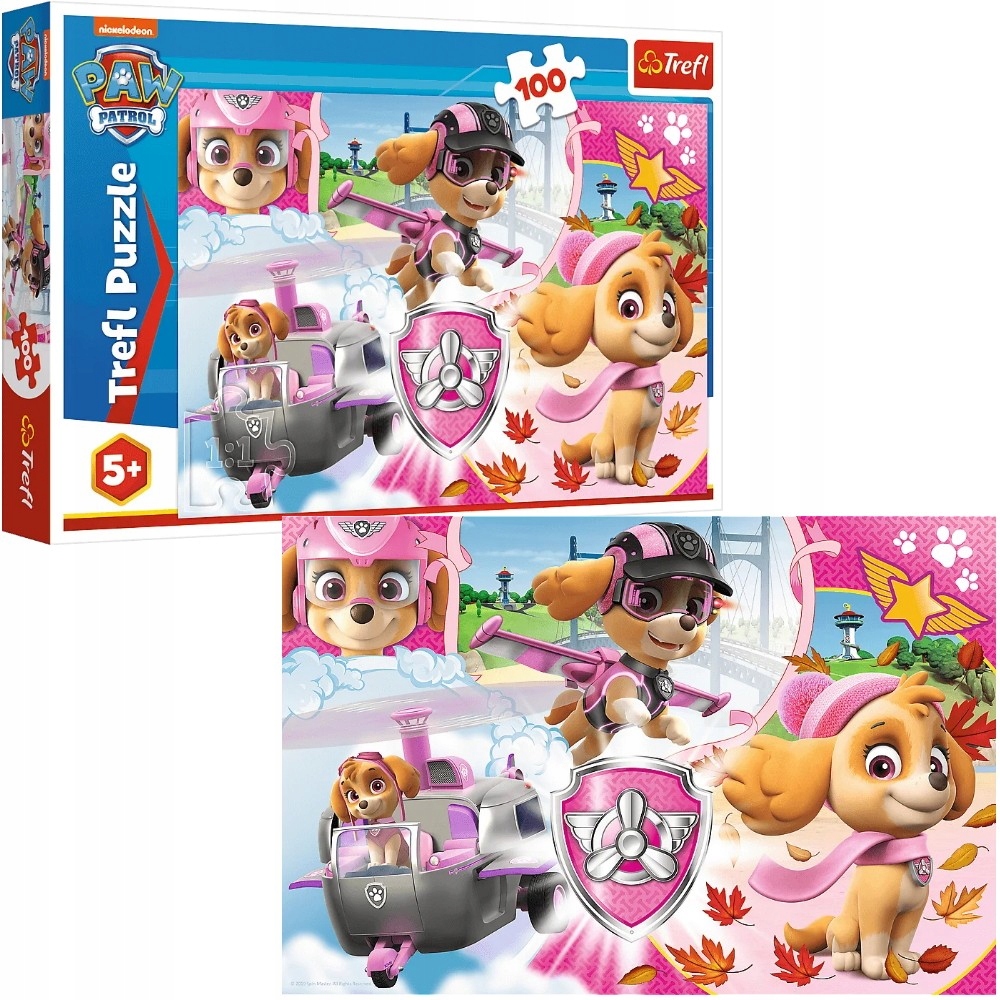 PUZZLE 100 EL PSI PATROL SKYE W AKCJI TREFL Marka Trefl