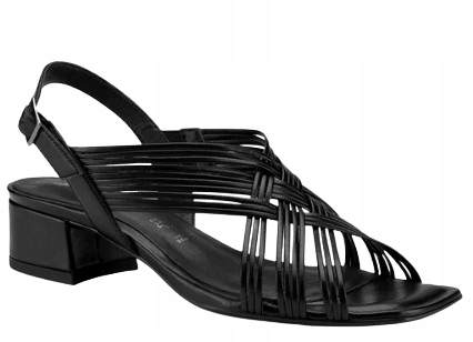 Tamaris Dámské Černé Sandály Na Podpatku 39 J8A
