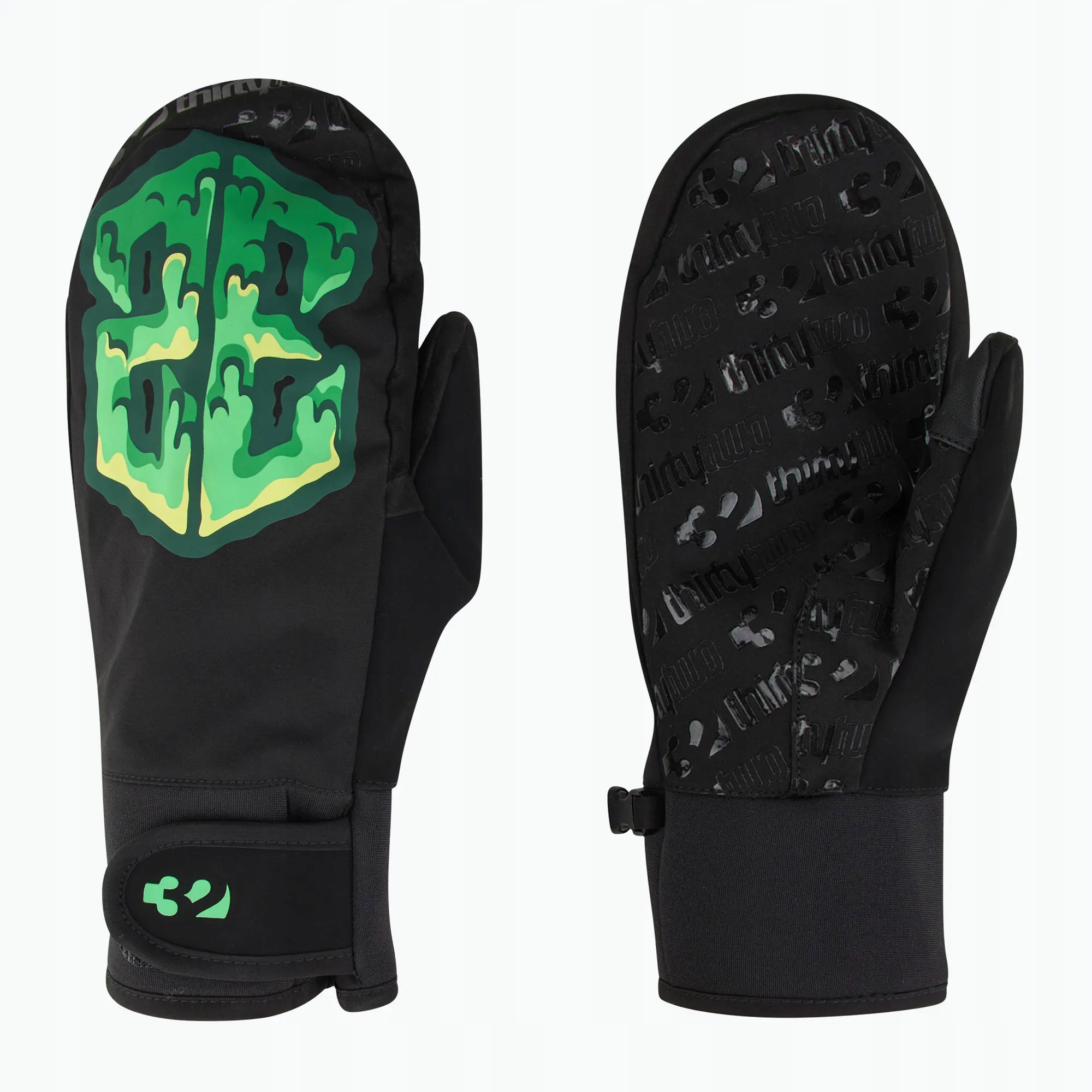 Pánské snowboardové rukavice ThirtyTwo Gateway Mitt Black vel L/XL