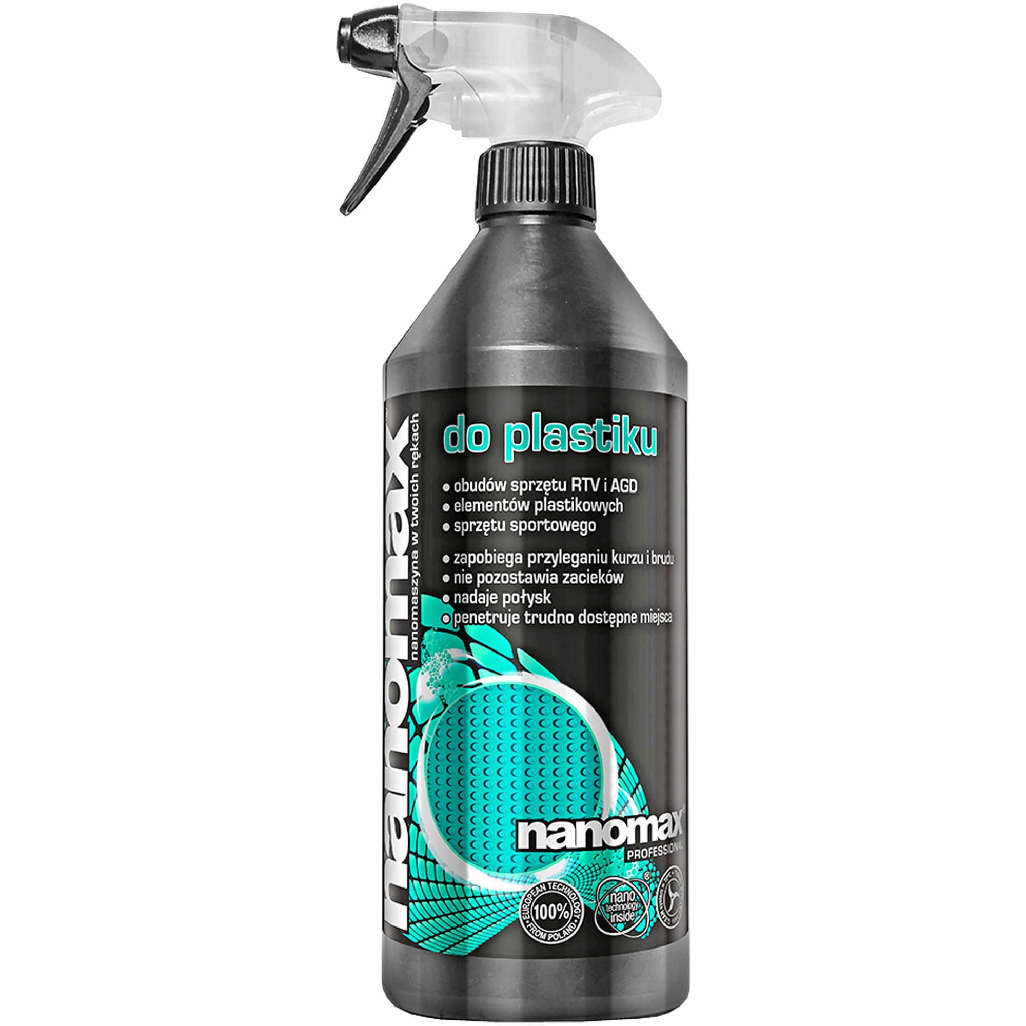 

Nanomax Płyn Do Plastiku, Rtv, Agd 1L spray
