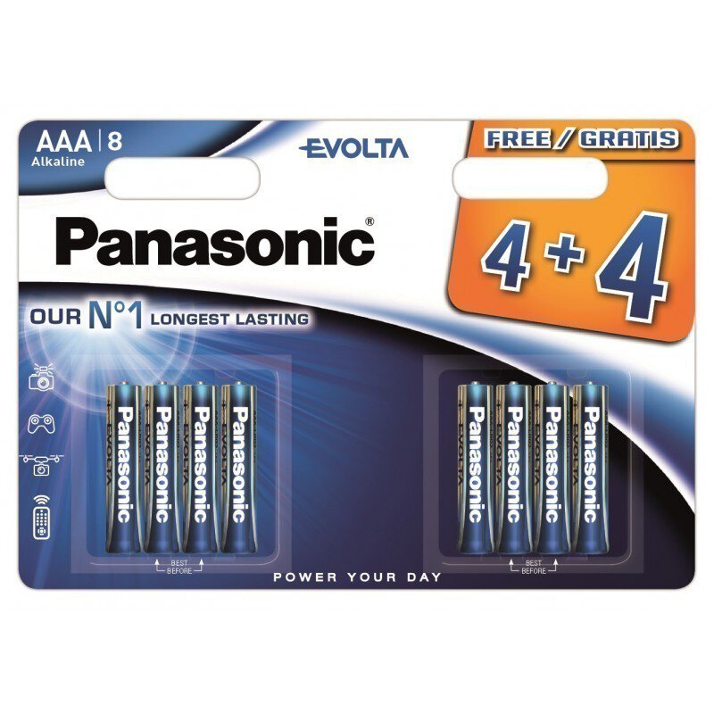 Baterie Panasonic Evolta Aaa LR03 blister 8 sztuk