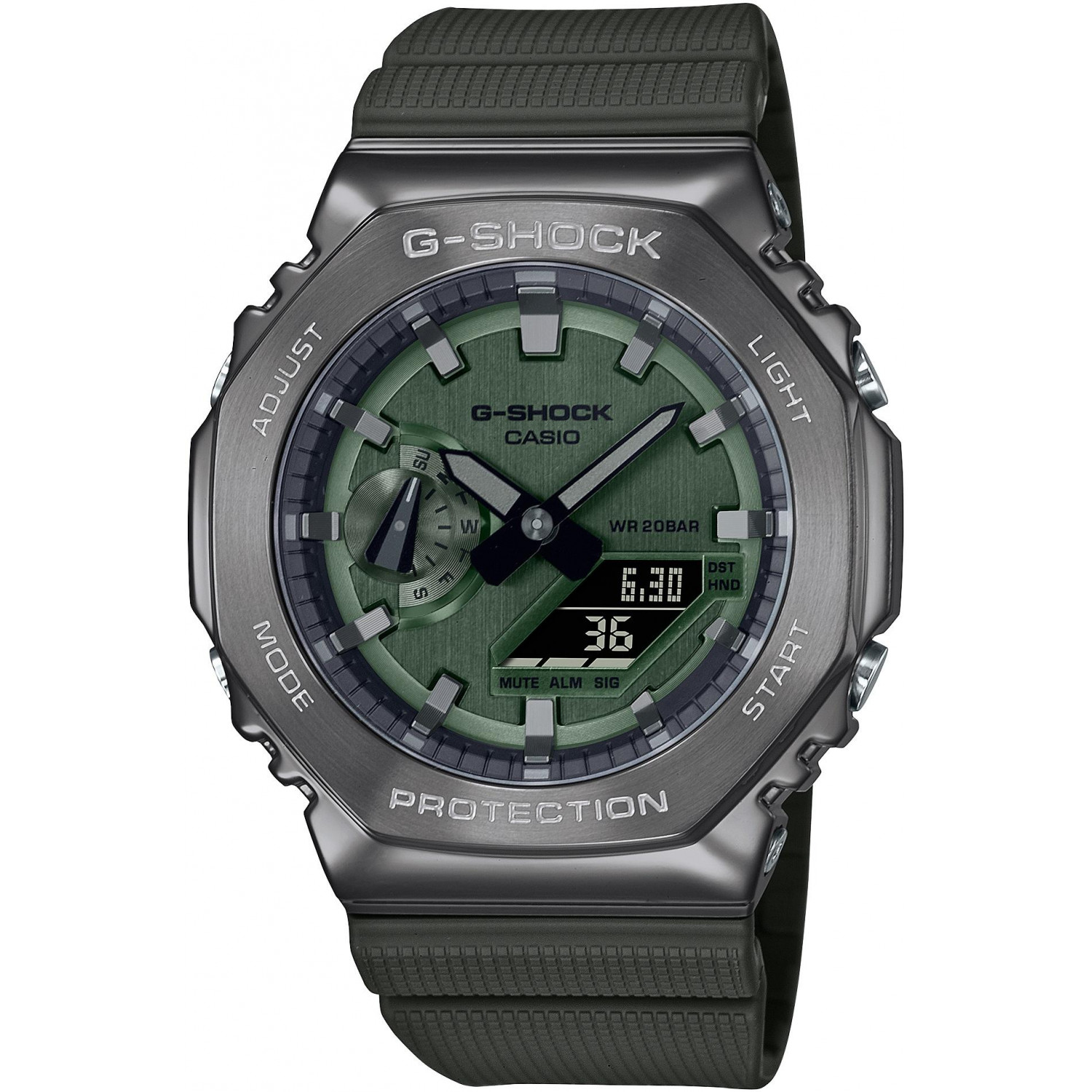 Casio G-Shock GM-2100B-3AER 200 m Šedý