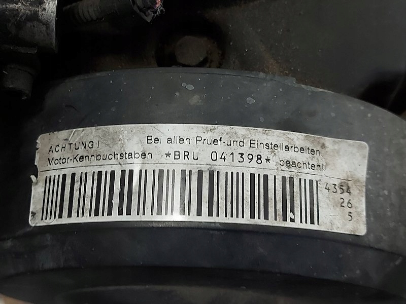 Двигатель 1.9 tdi 90 ЛС / 66 кв vw Golf V Mk5 (1K1) Touran I (1T1, 1T2)