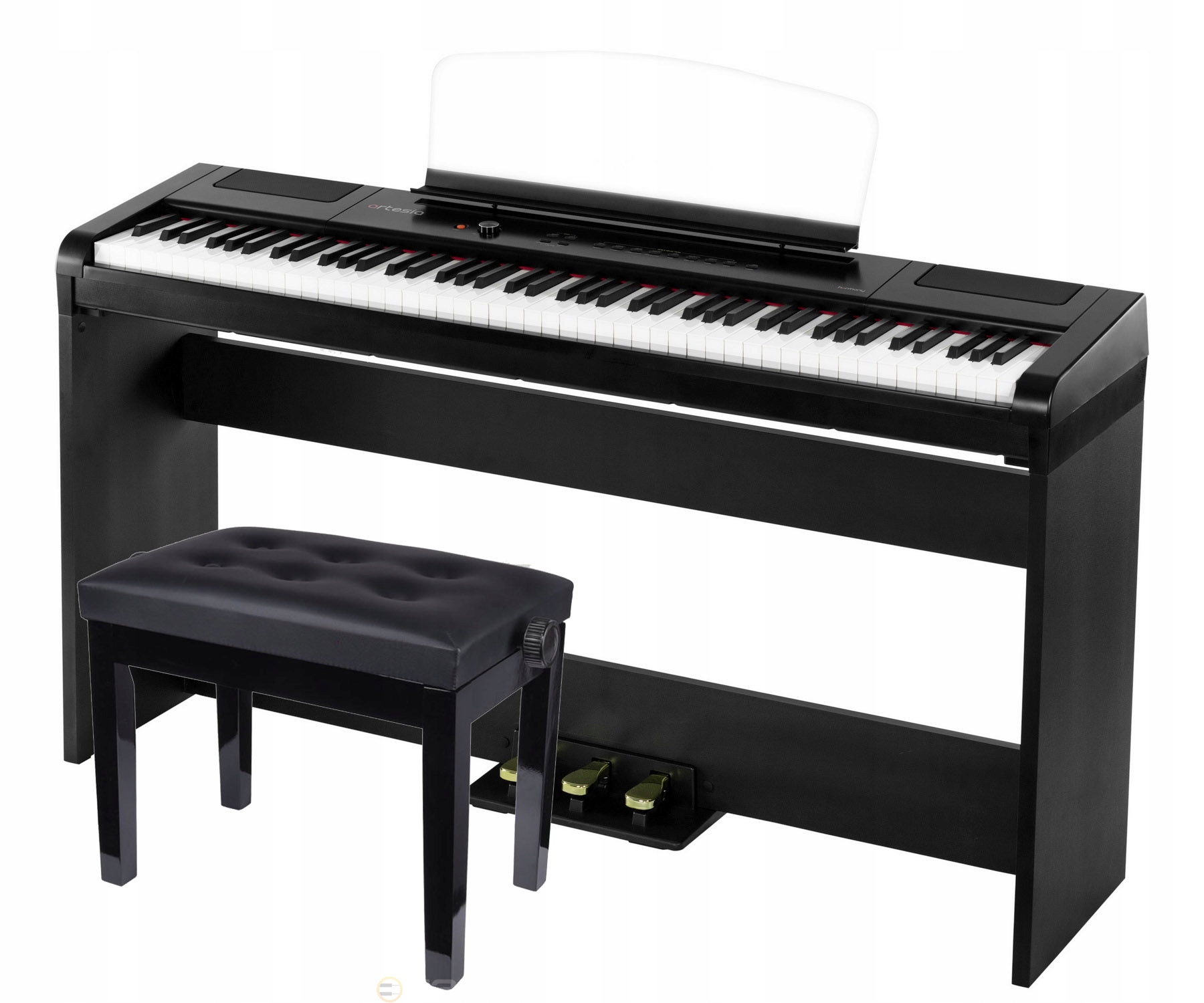 Artesia Harmony pianino cyfrowe statyw ława