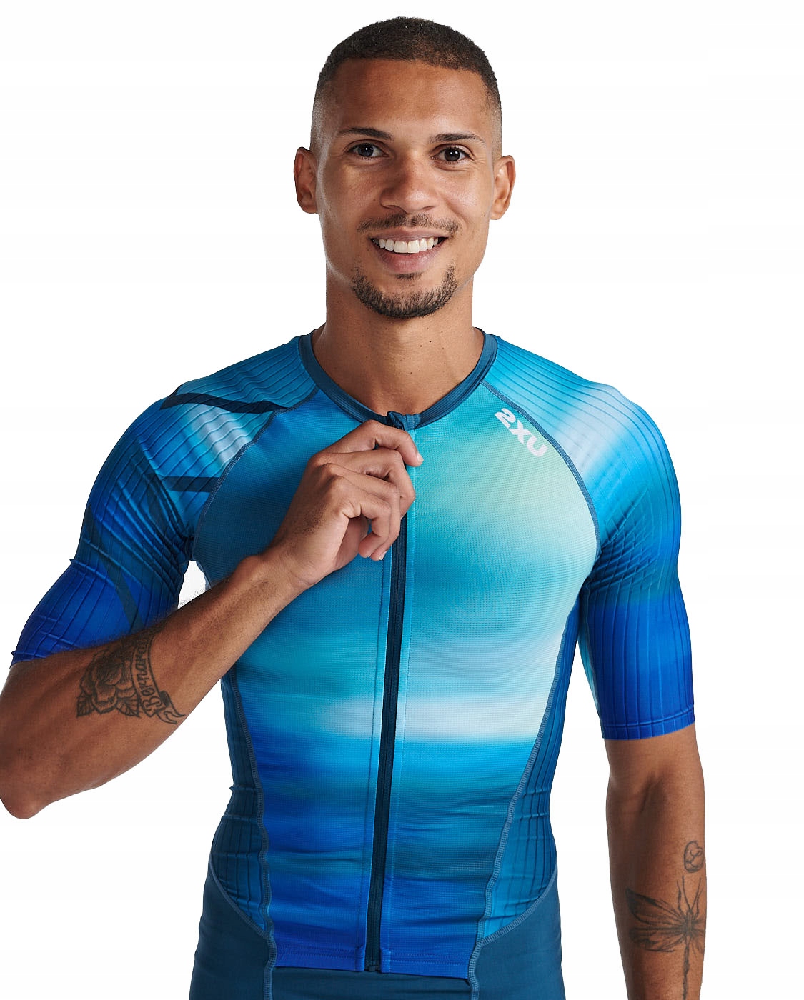 Kombinezon do triathlonu męski 2XU Aero Sleeved MT6426d r.L Rozmiar L