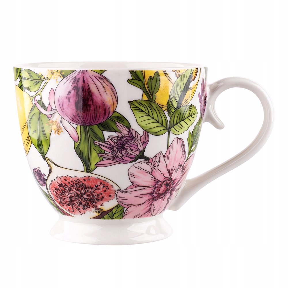 

Duża Filiżanka Do Kawy Porcelanowa 350 ml Lemon