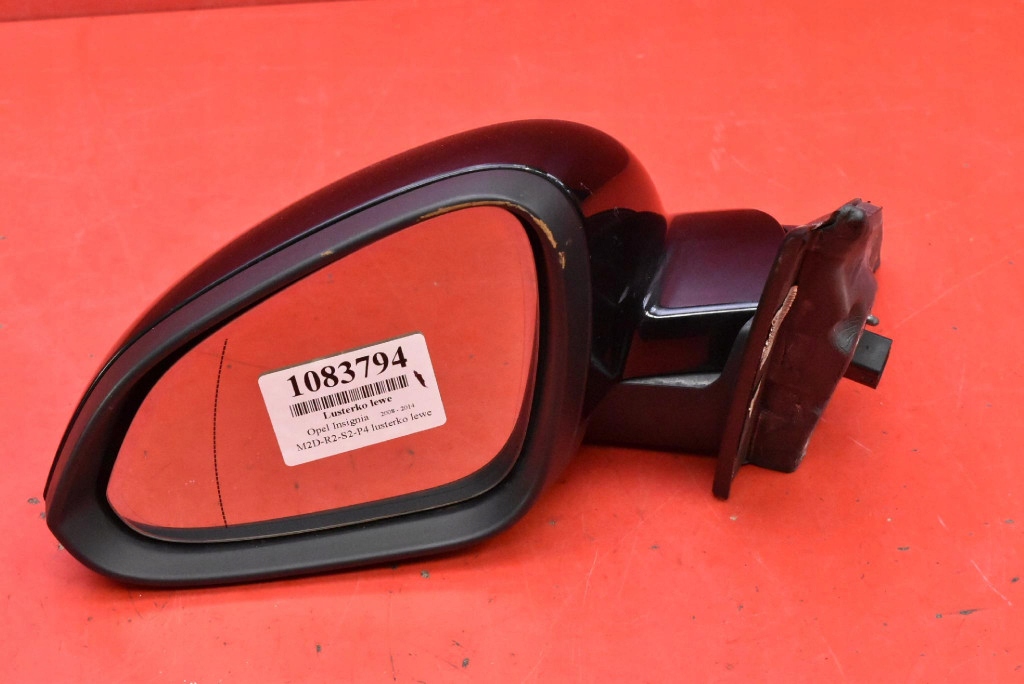 mirror left black, EU OPEL INSIGNIA A 08-14 13 PIN