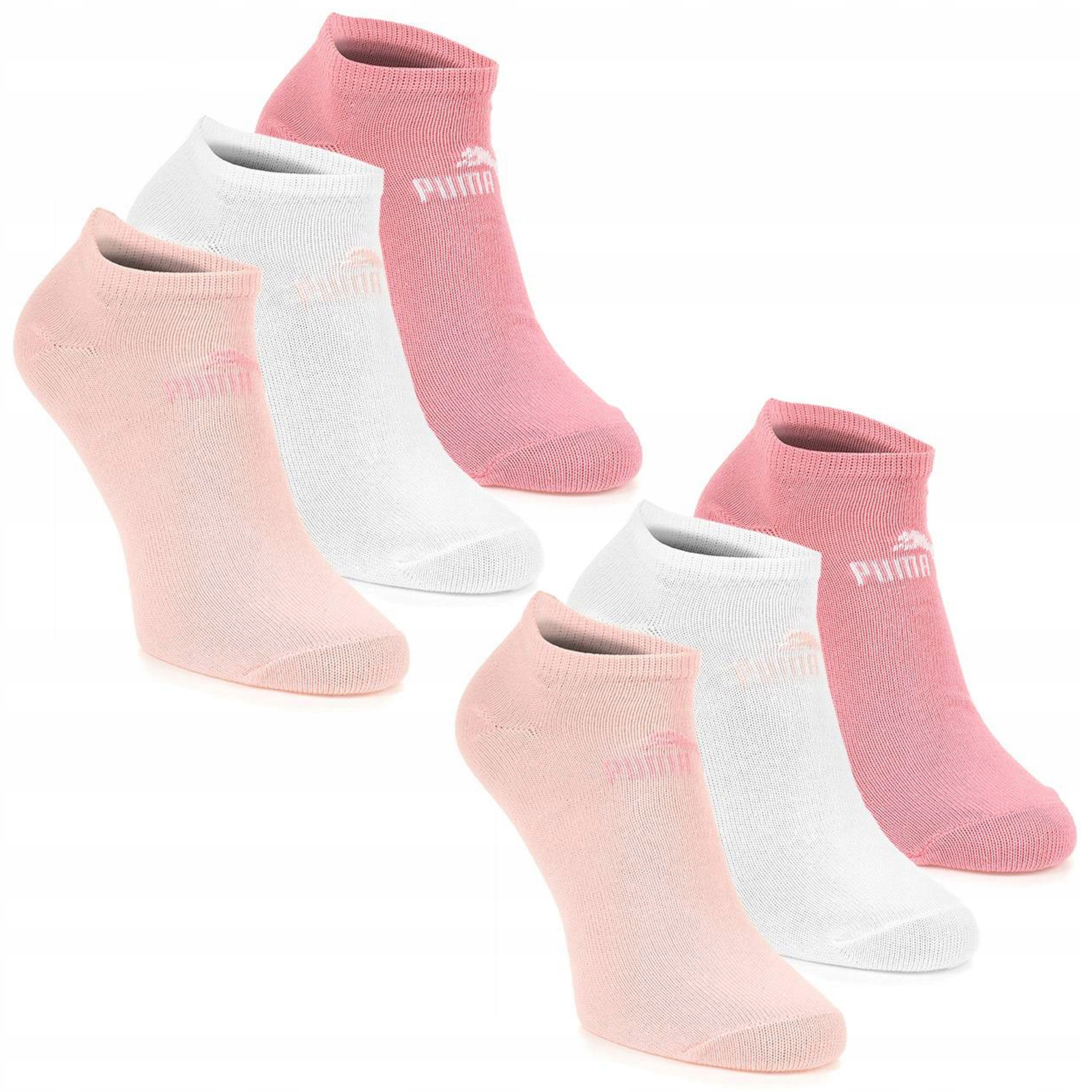 

Stopki Puma Damskie 2x3 Pak Rose/white/peony 39/42