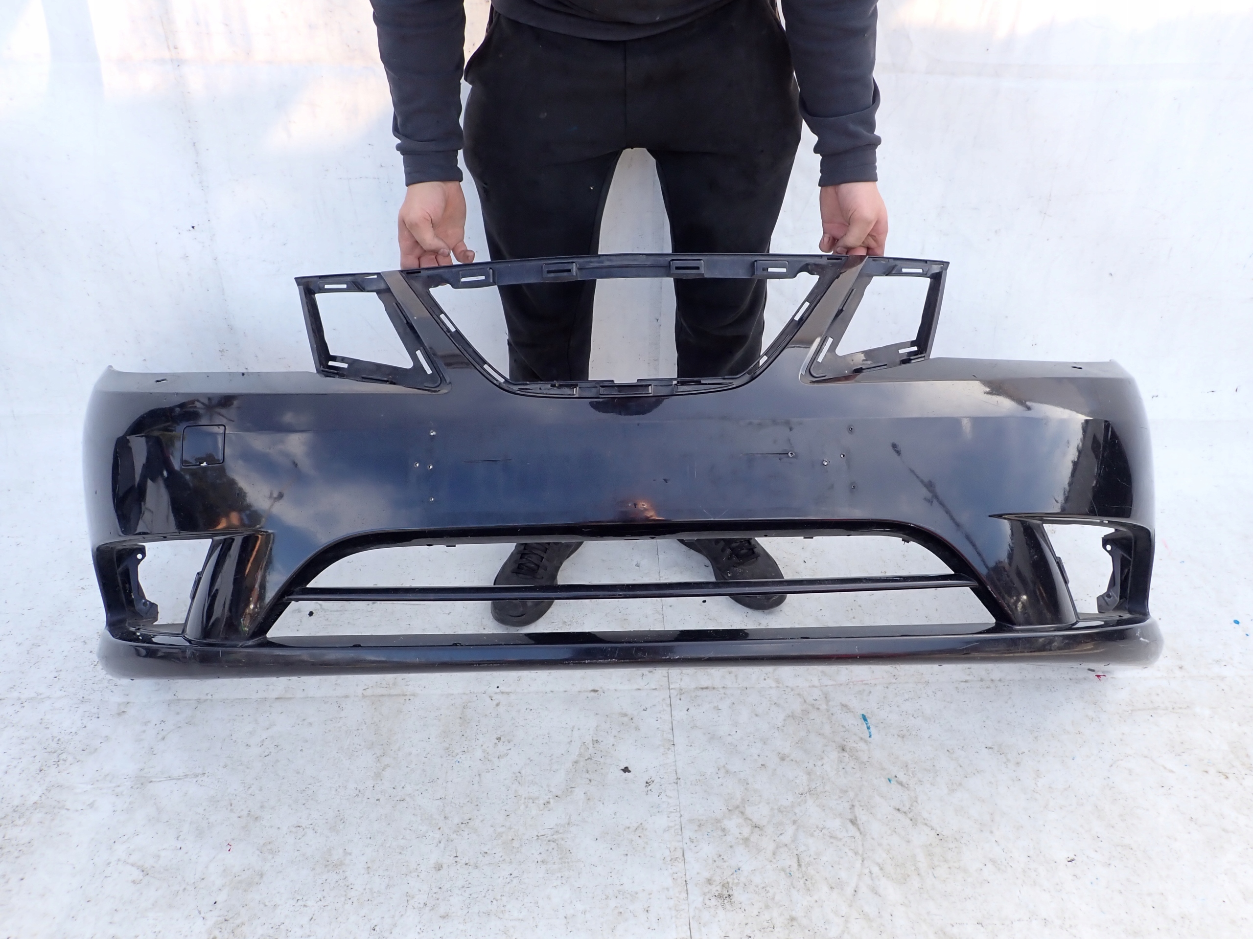 SAAB 9-3 II LIFT 07- bumper front front SPR
