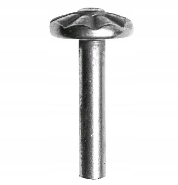 

Stalowy kuty nit ozdobny fi6 mm x H36 mm (10sztuk)