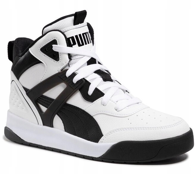 Puma Sportovní Boty Back court Mid vysoká kožená obuv vel.