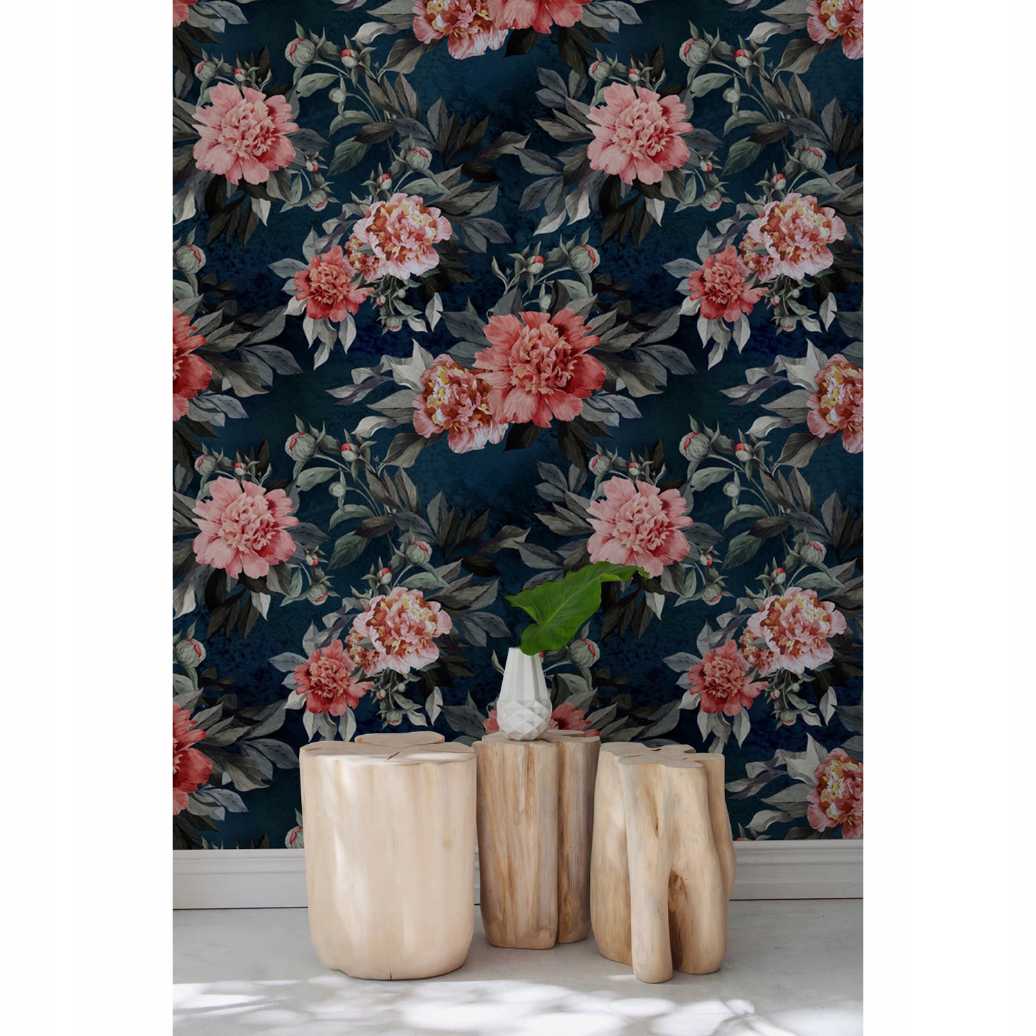 

Fototapeta flizelina Ciemny kwiatowy wzór 208x146