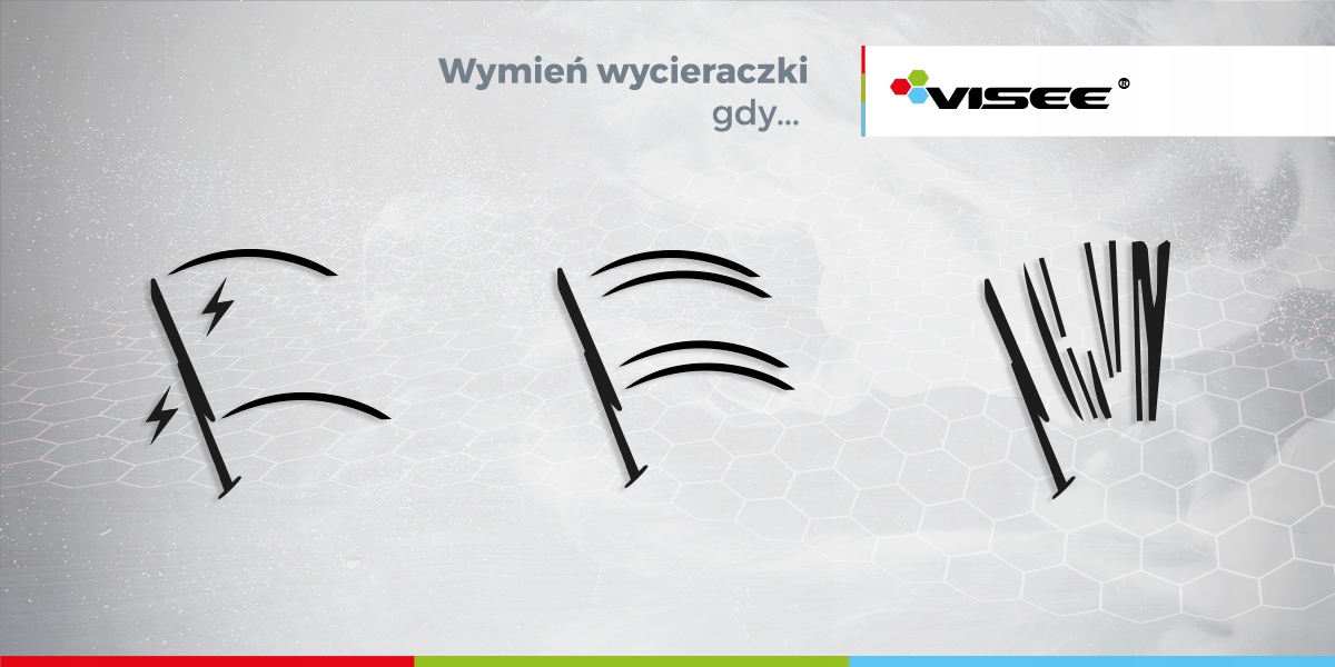 ZESTAW WYCIERACZEK VISEE HEXA 650/400 mm Pióro pasażera 400 mm