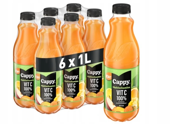 Levně Zdřímnutí. Cappy Nectar Multivitamina 1L Pet 1*6
