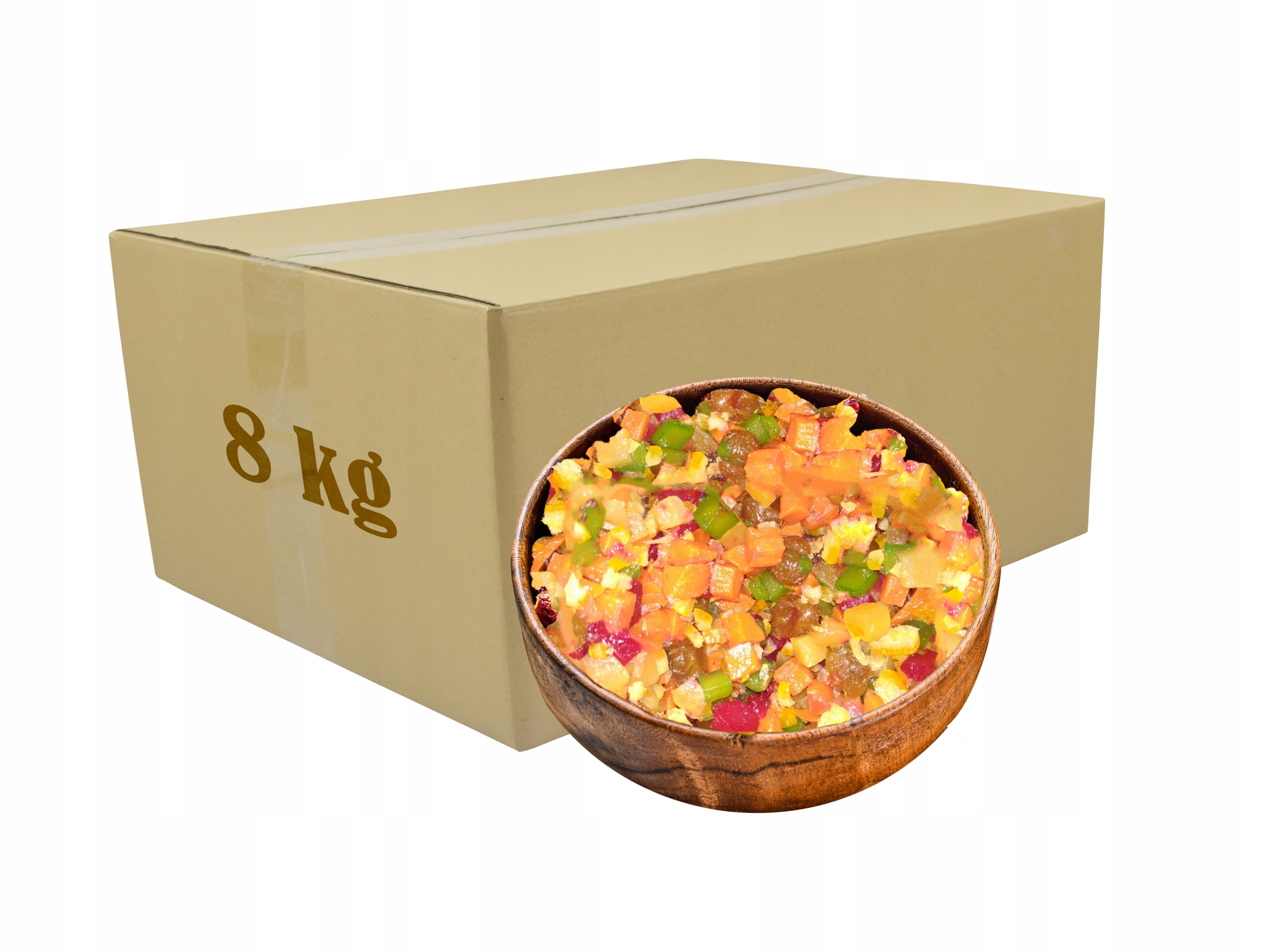 Levně Keksová Směs kandované ovoce ideální pro Pečení 8kg Karton Velkoobchod