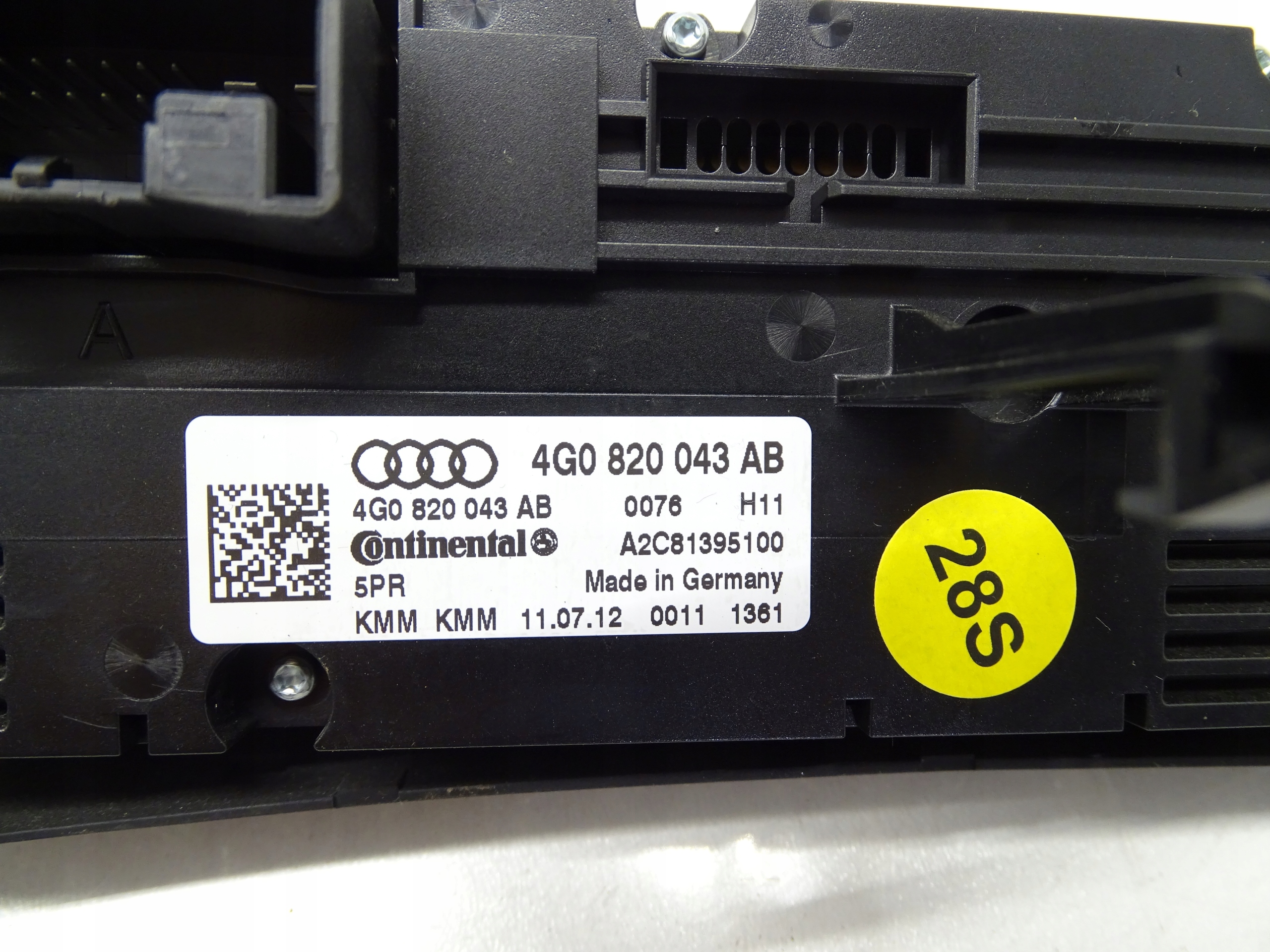 PANEL klimatizaci AUDI A6 C7 4G0820043AB
