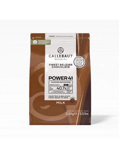 Levně Callebaut čokoláda mléčná Power 41 2,5 kg