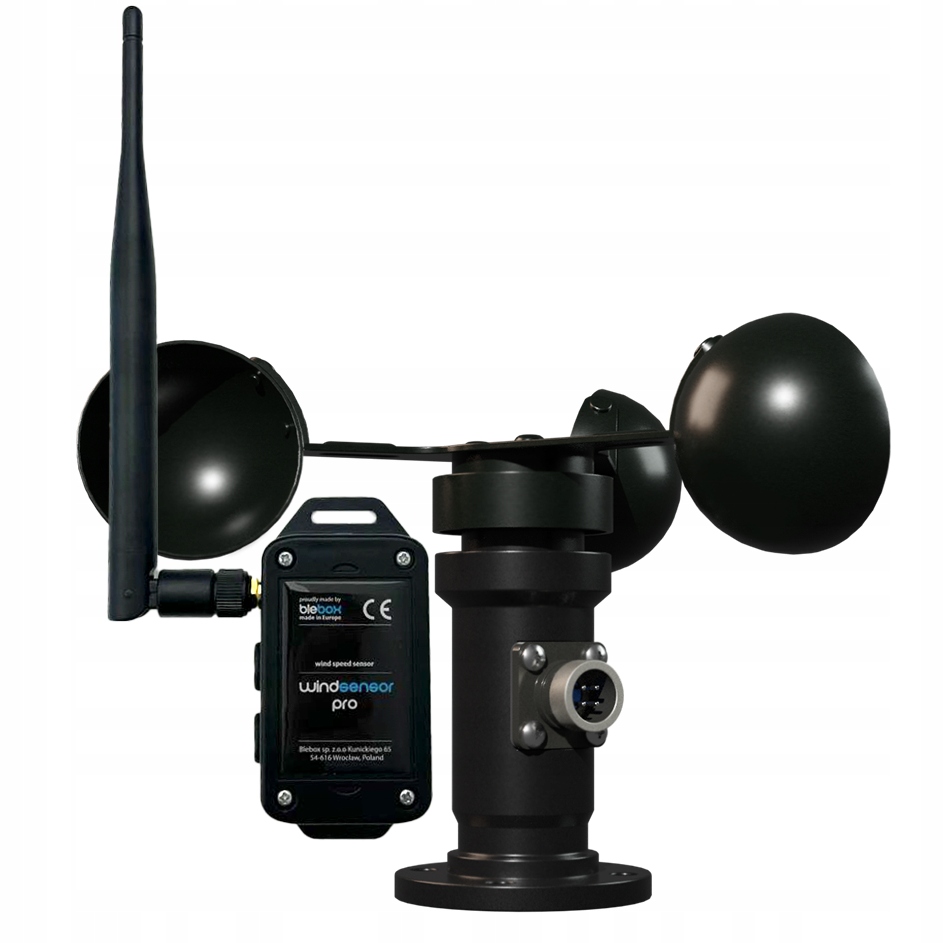 windSensor Pro – snímač merania rýchlosti vetra µWiFi