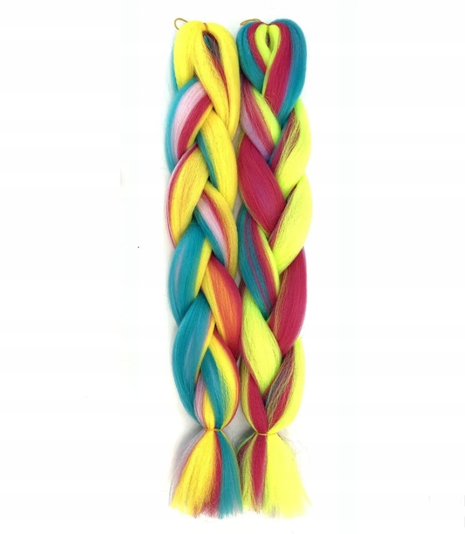 

Włosy Syntetyczne Kolorowe Warkoczyki MD13