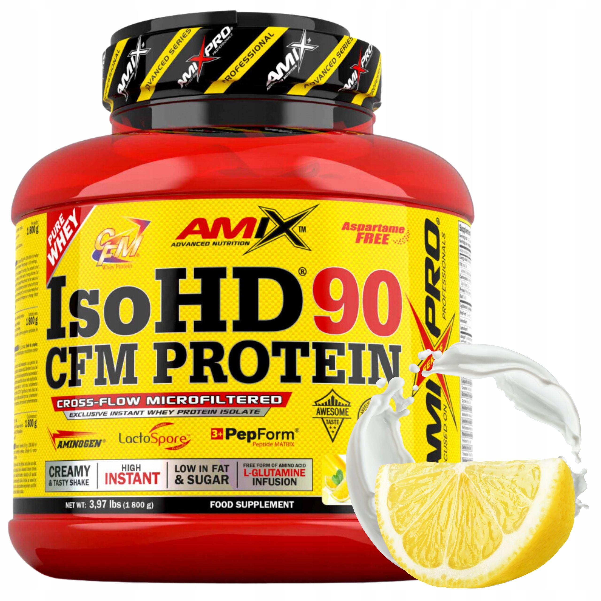 Syrovátkový protein keto protein Protein bez cukru Wpi IsoHD Jogurt Citron