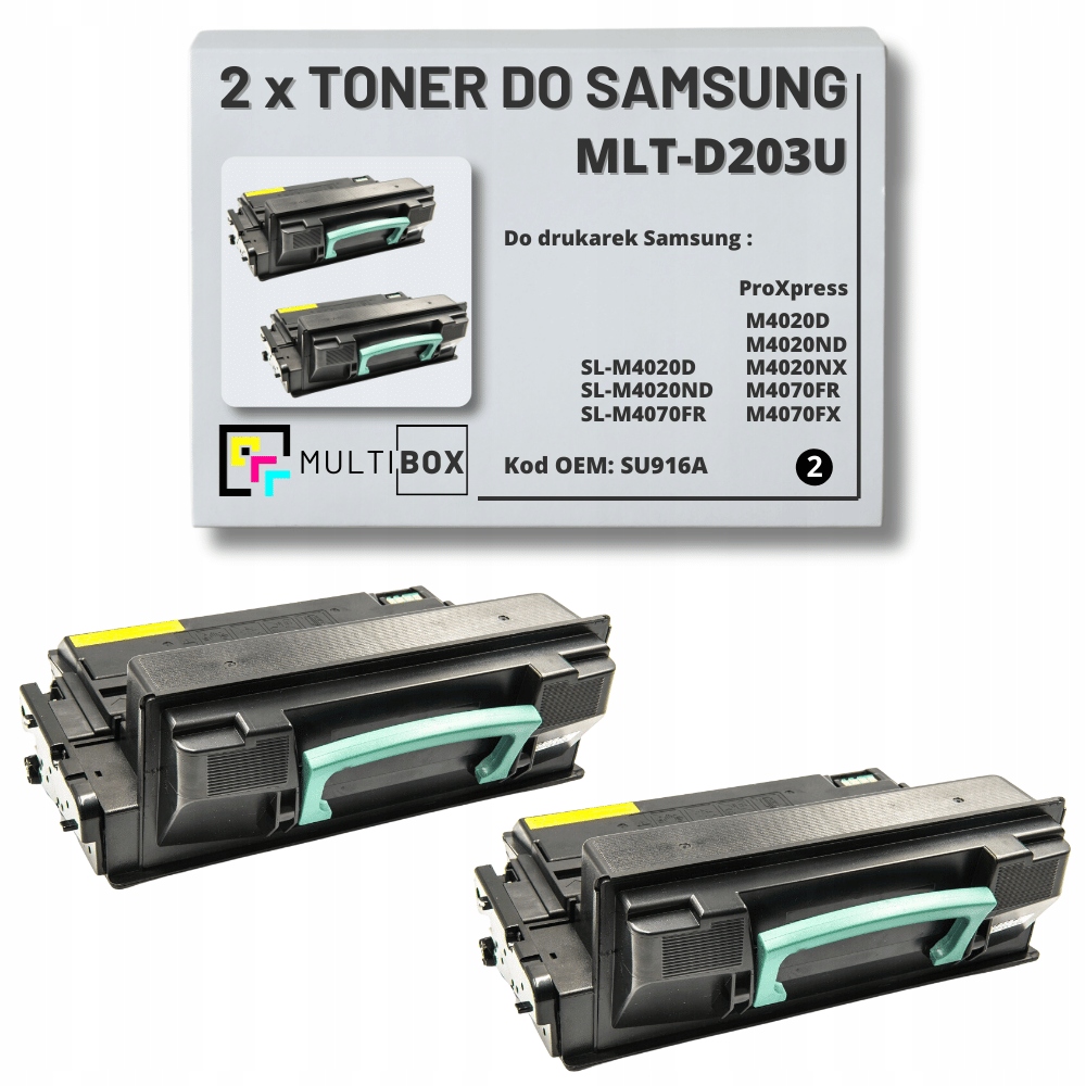 2x Nowy Toner MLT-D203U do Samsung ProXpress M4020ND M4070FR M4020NX M4070F