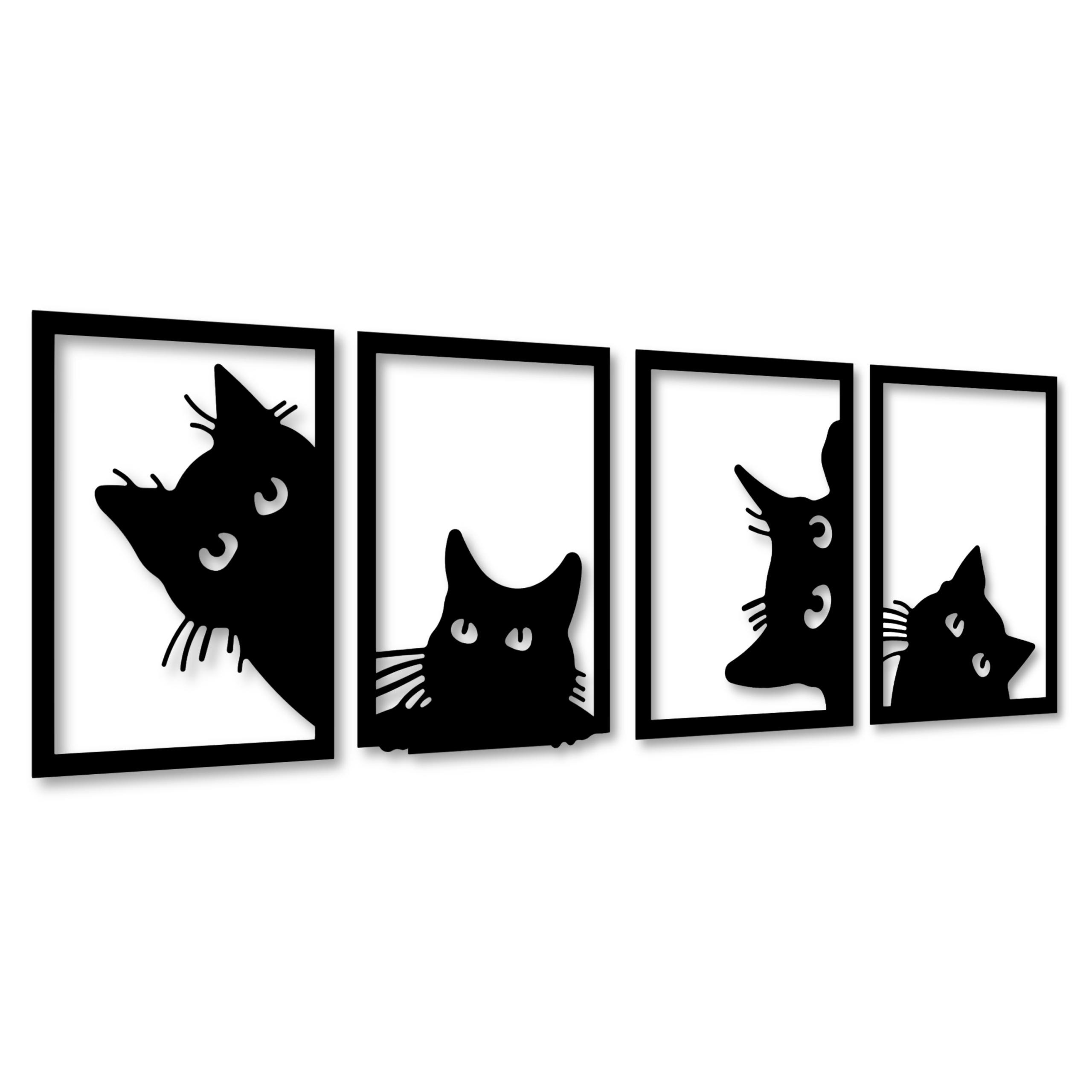 Obraz S Kočkami Kočka Kočky Obrazové Panely Na Zeď 160cm Nástěnná Dekorace Ozdoba