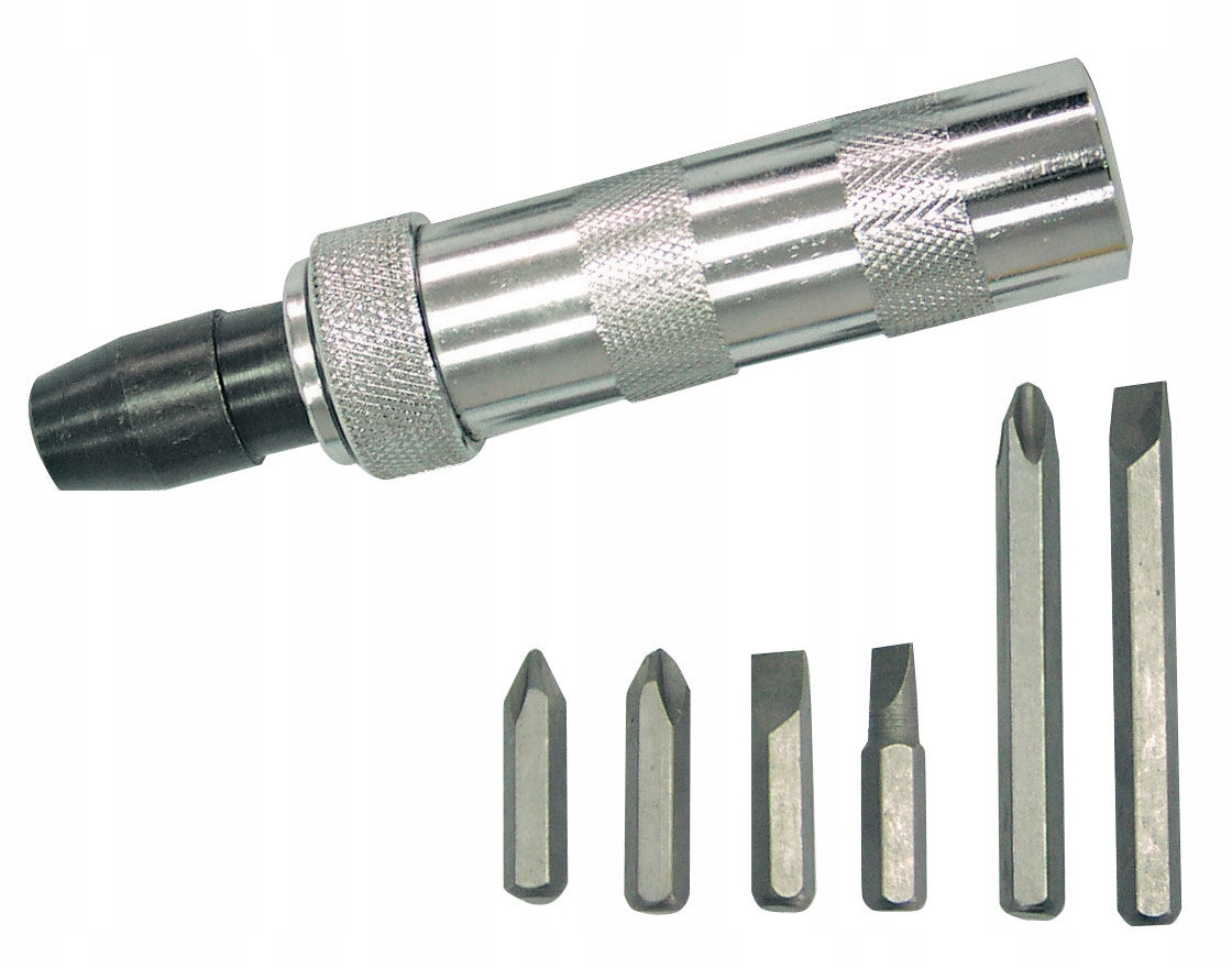 

Wkrętak udarowy 6 końcówek