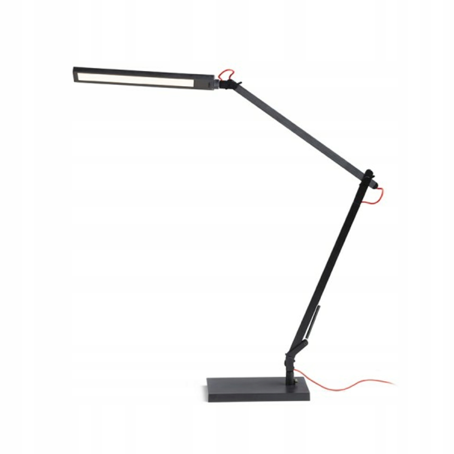 Stolní Led lampa Rendl Norma DIMM 10W černá/červená, stmívatelná, 3 Cct