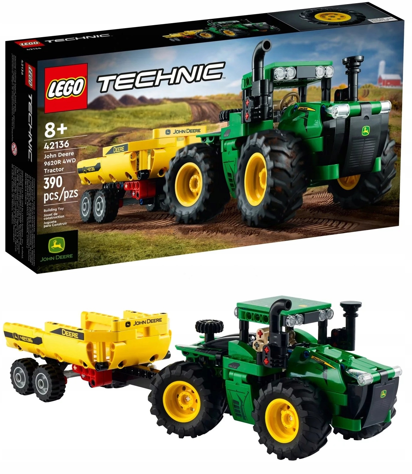 LEGO Technic Traktor John Deere 9620R 4WD 42136
