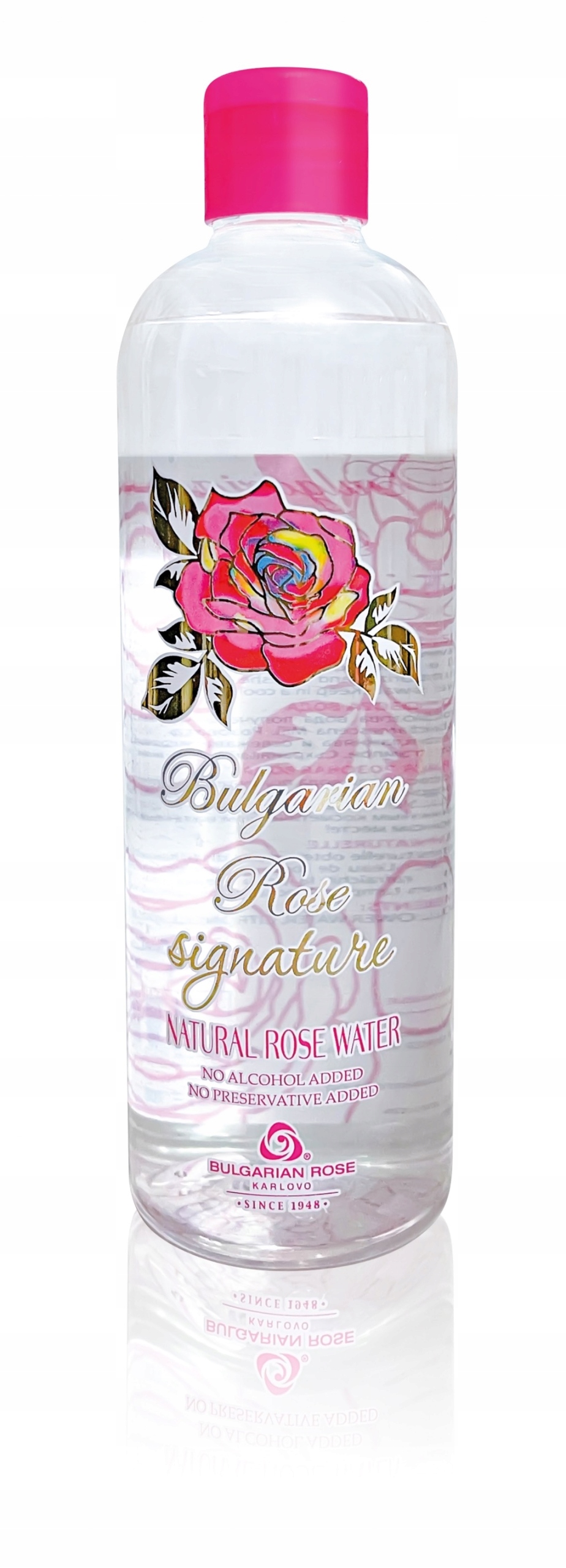 Přírodní Růžová Voda 100% Čistá Originální 330 ml Bulgarian Rose Karlovo