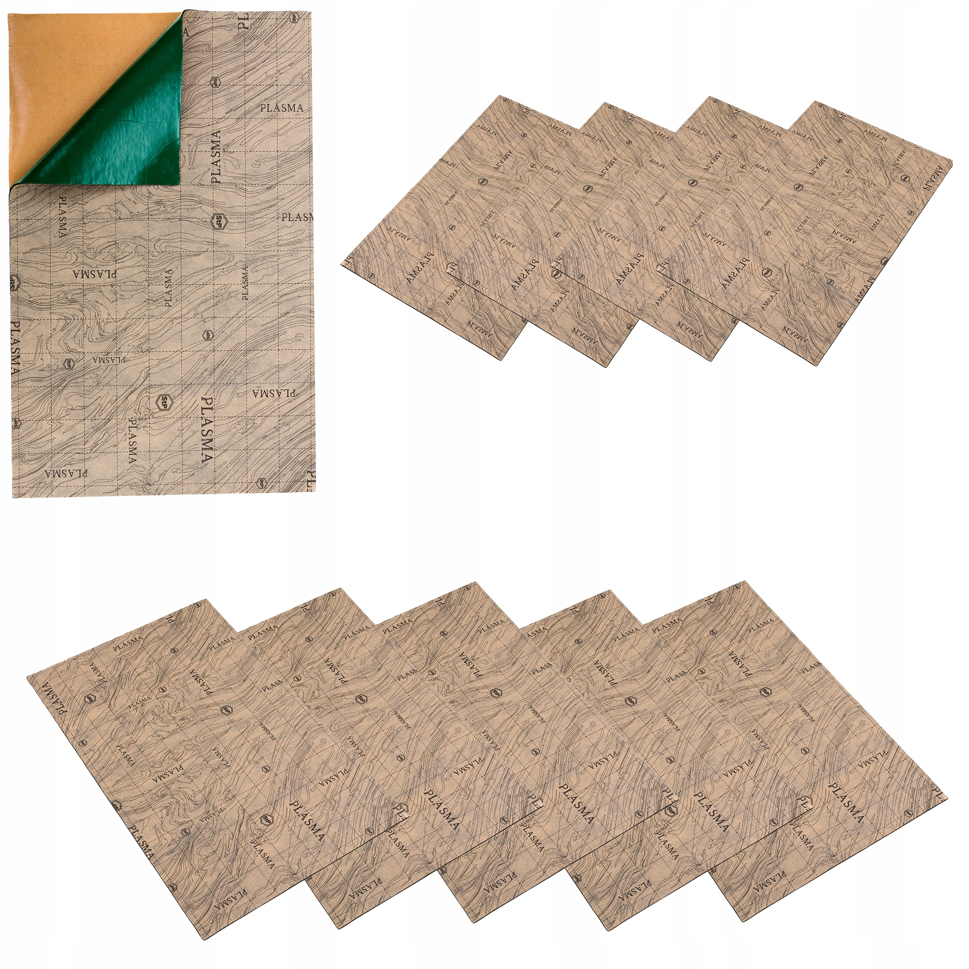 samolepicí zvuková podložka do auta StP Plasma 10 ks