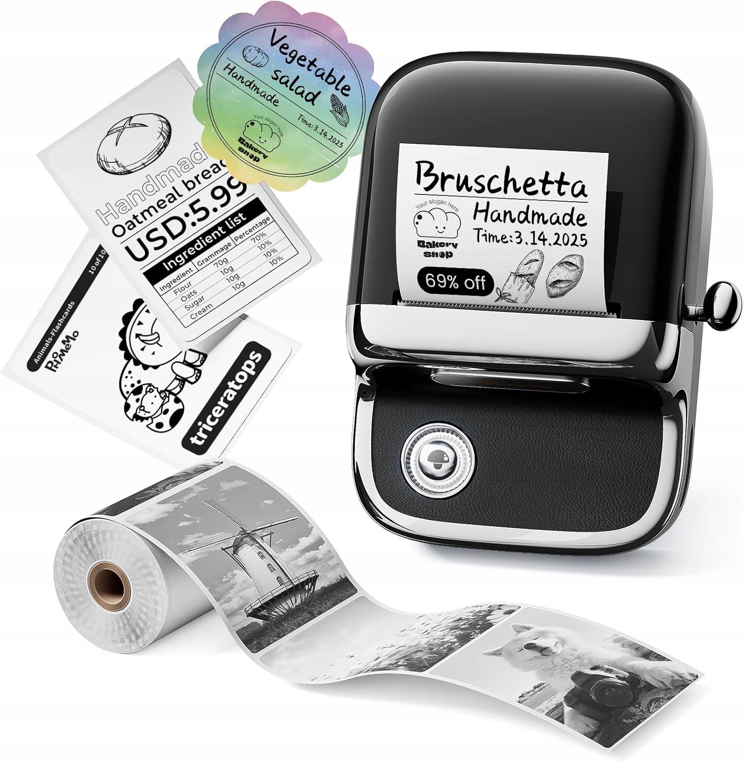 Phomemo M150 mini drukarka termiczna do samoprzylepnych etykiet naklejek