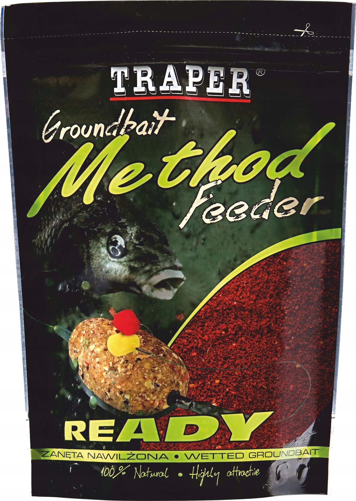 Zanęta Traper Method Feeder Ready Białe robaki 750g