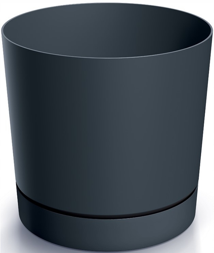 DONICZKA OSŁONKA Z PODSTAWKĄ TUBO P ANTRACYT 11CM