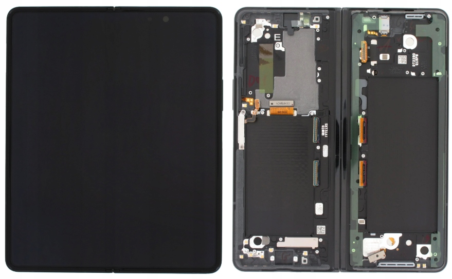 100% Originální Vnitřní LCD displej Rámeček Samsung Z Fold 3 F926