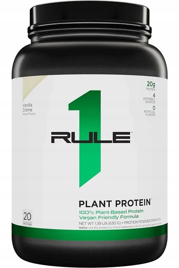 Rule One Protein Plant Protein Vanilla Creme Prášek 630 g