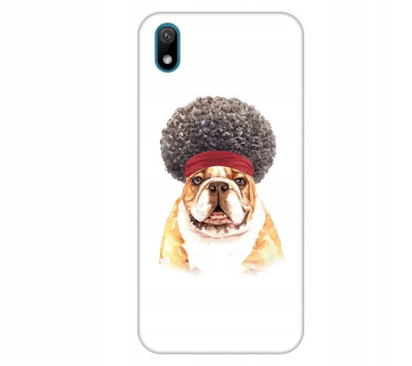 

Etui na telefon Huawei Y5 2019 Bulldog afro pies a