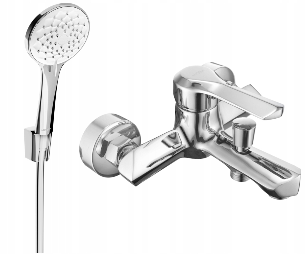 Mexen Sabre R74 chrómová vaňová batéria so sprchovým setom