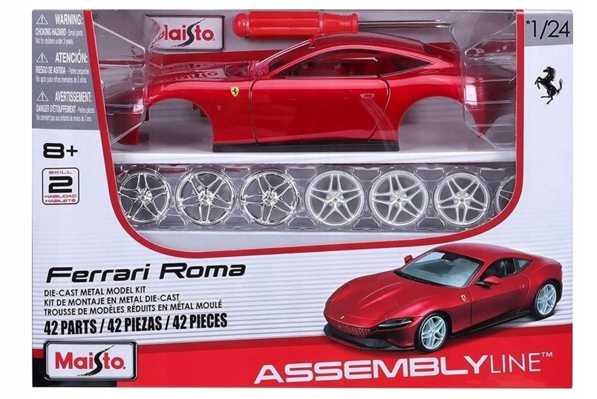Maisto Model pro nabíjení Ferrari Roma 1/24