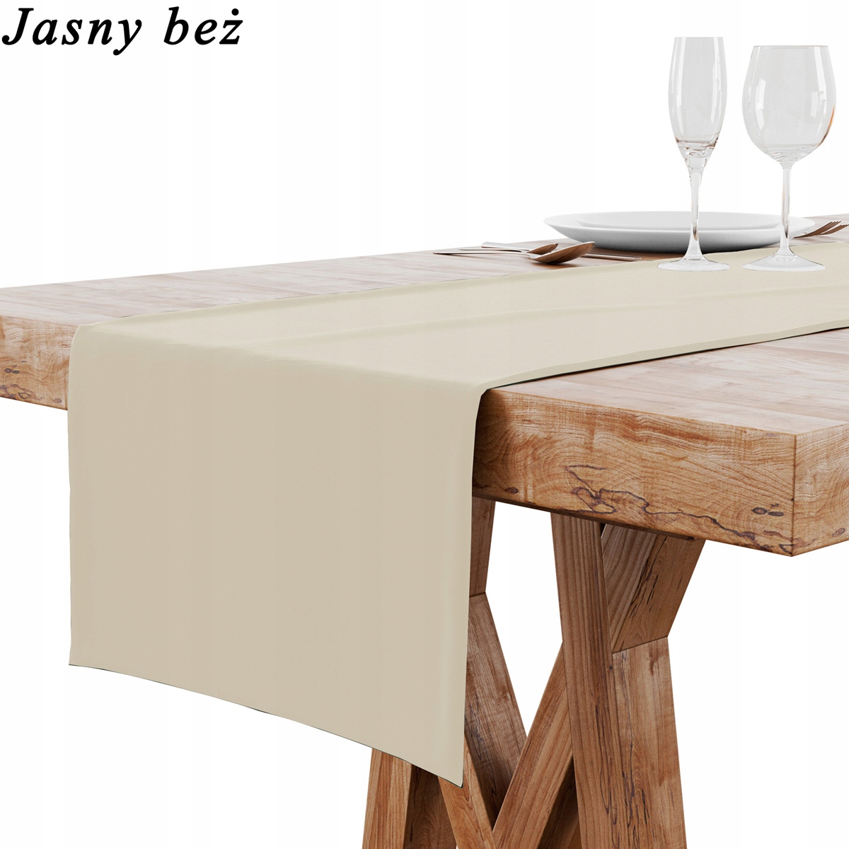 BIEŻNIK DEKORACYJNY PRACTIC 40X140 JASNY BEŻ Typ bieżnik