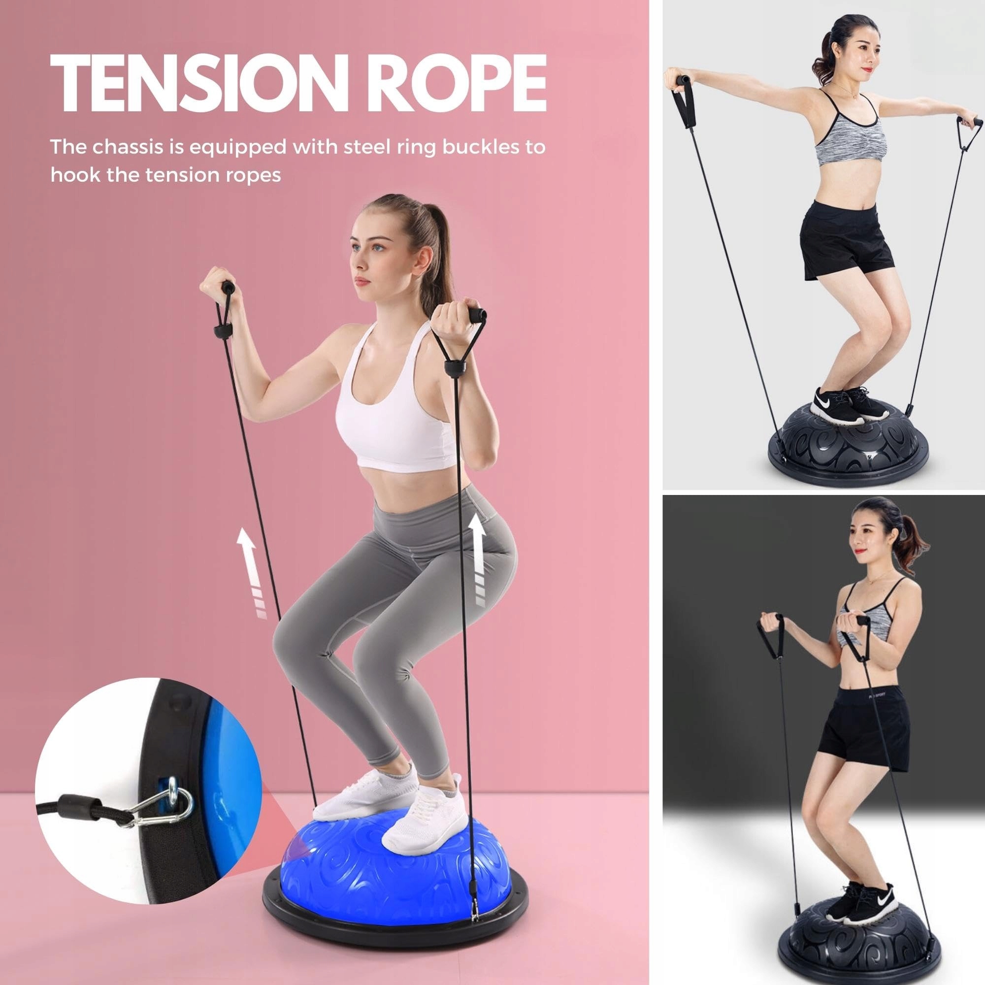 MAGIC SELECT Piłka Treningowa Antypoślizgowa Do Jogi Pilates Fitness Domowy — miniatura 5