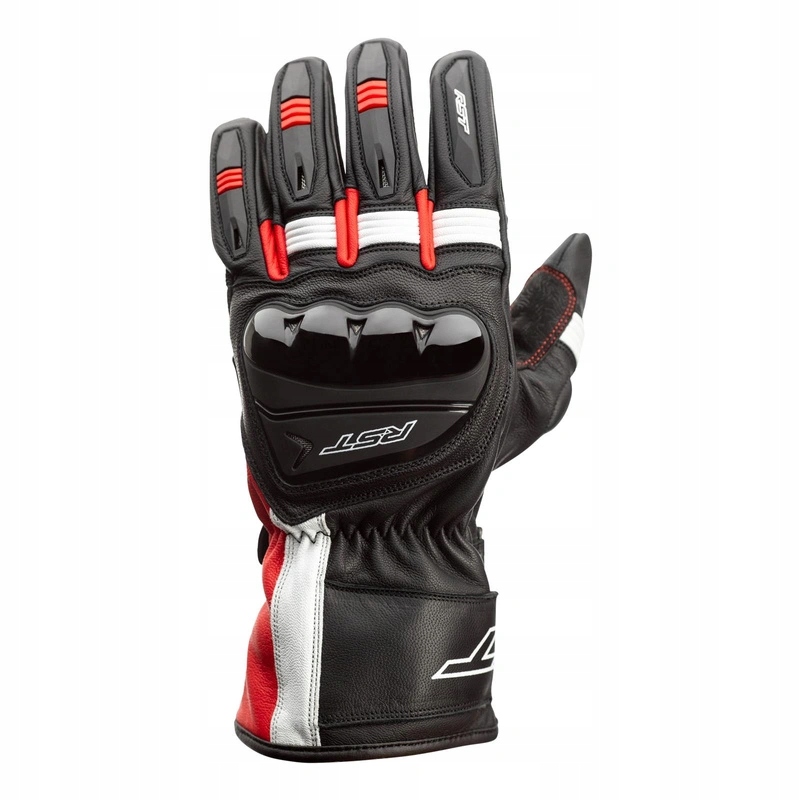 Športové motocyklové rukavice Rst Pilot Black/red/white Darčeky