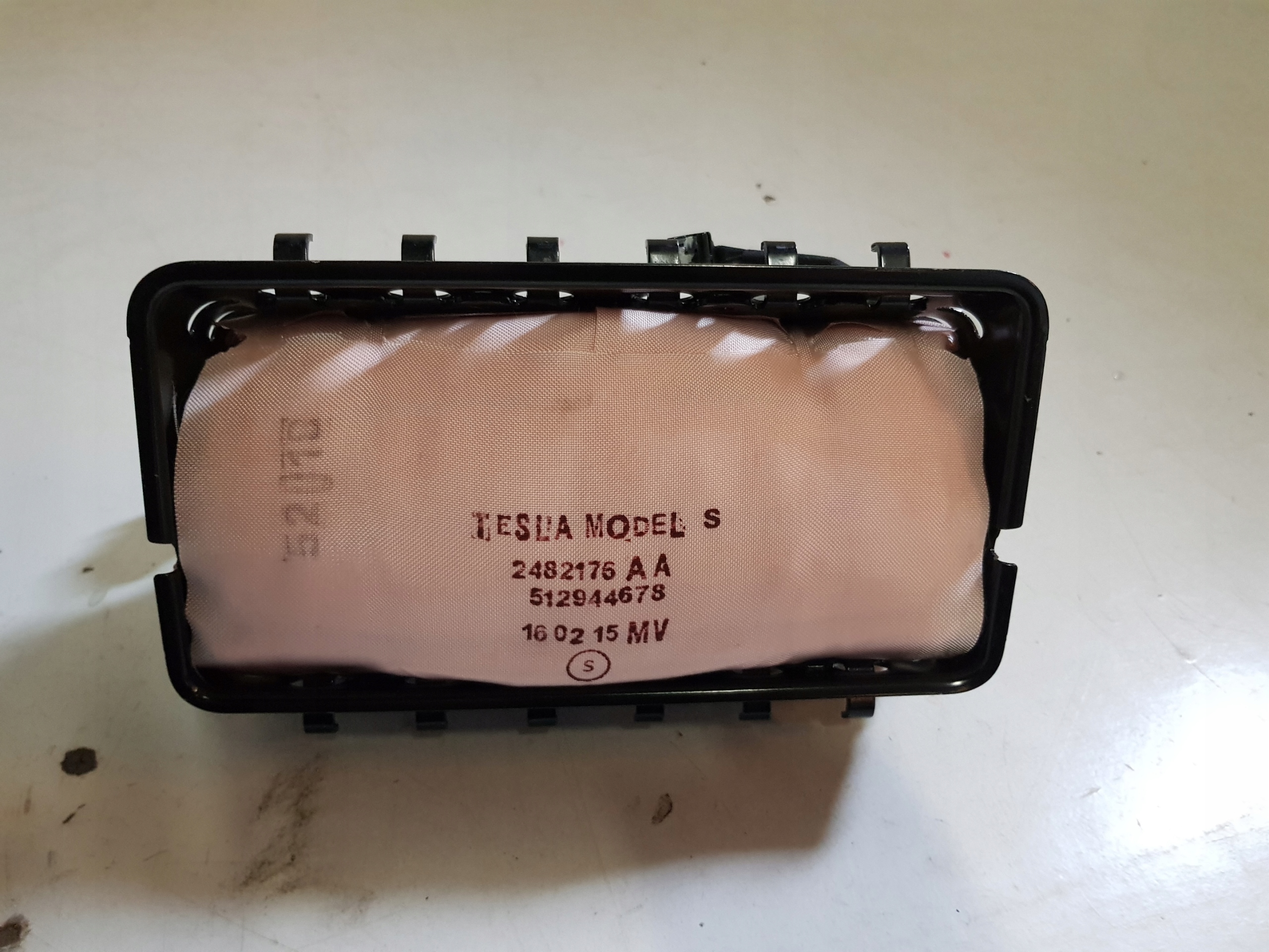 подушка подушки безопасности пассажира tesla MODEL S 12-16r
