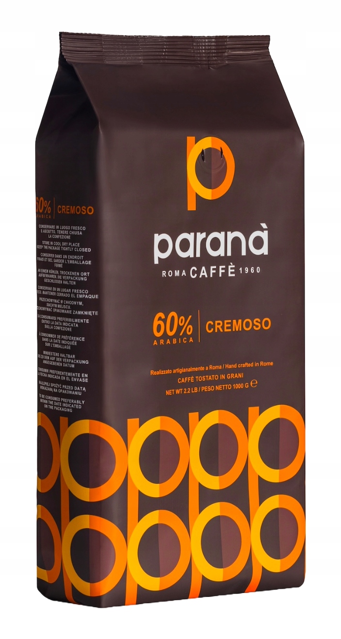 Levně Paraná caffé 60% Cremoso 1 kg zrnková káva