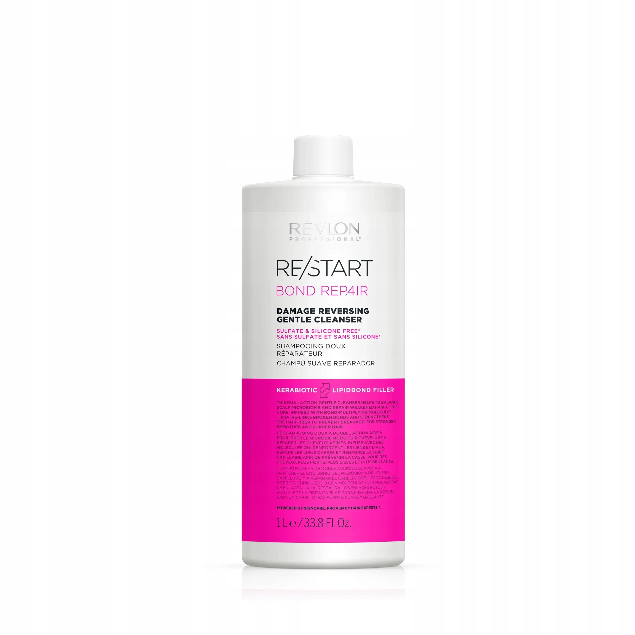 Revlon Restart Bond Repair Shampoo Szampon naprawczy do włosów 1000 ml