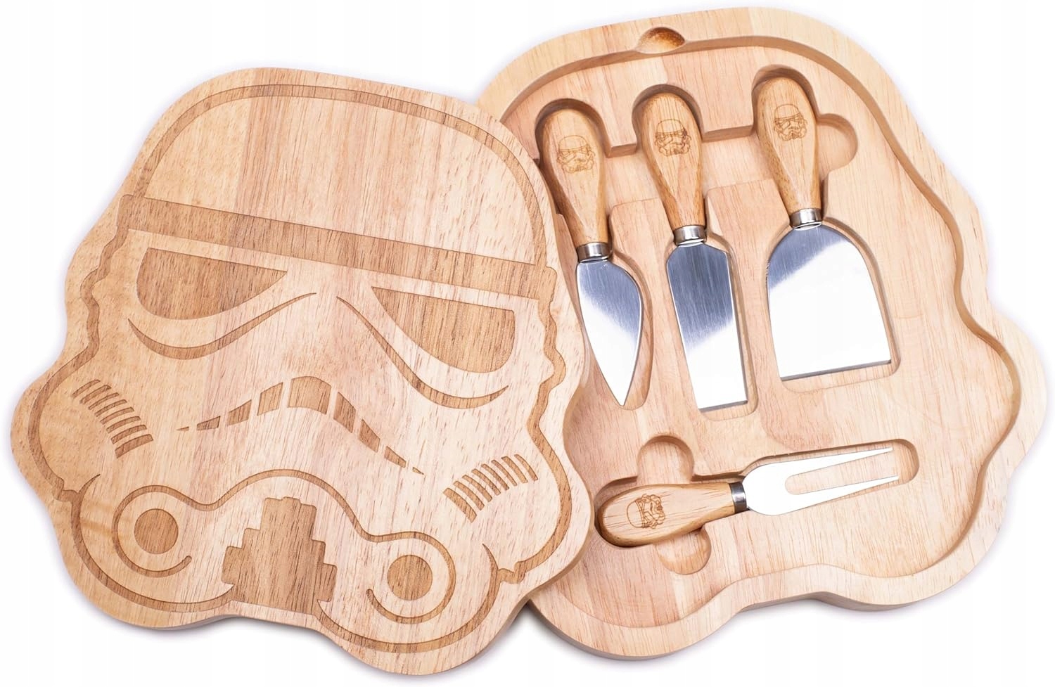 Deska s nůžkami na sýr Star Wars Stormtrooper dřevěná dekorace