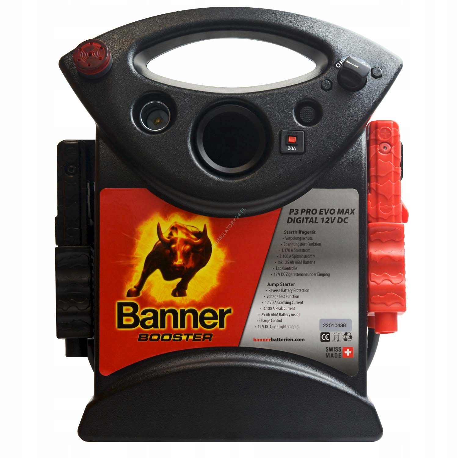 

Banner P3 Pro Evo Max 12V 3100A Booster