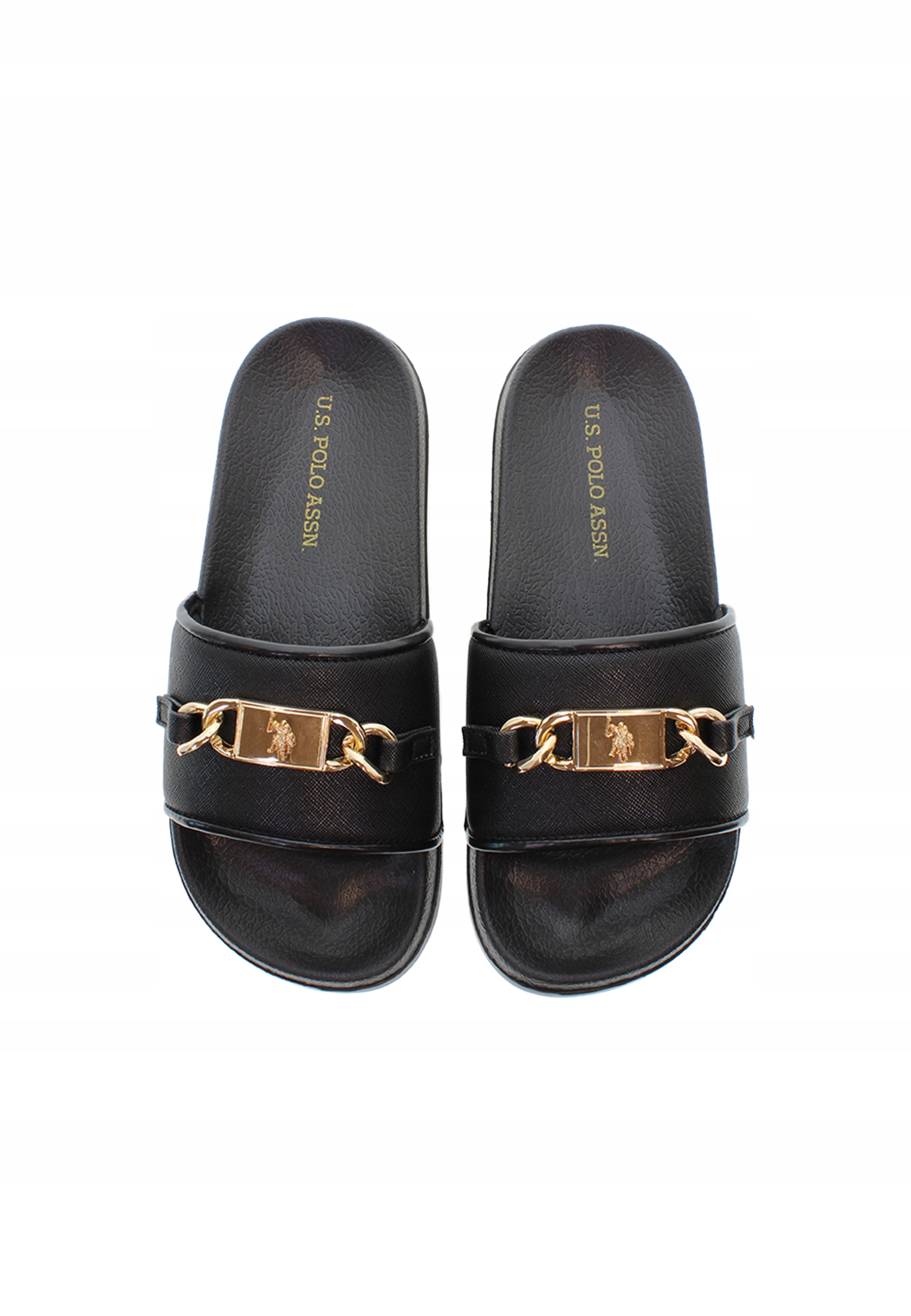 U.s. Polo Nazouváky Sportovní Pohodlné Dámské Béžovo Zlaté IVY003-BLK vel. 37