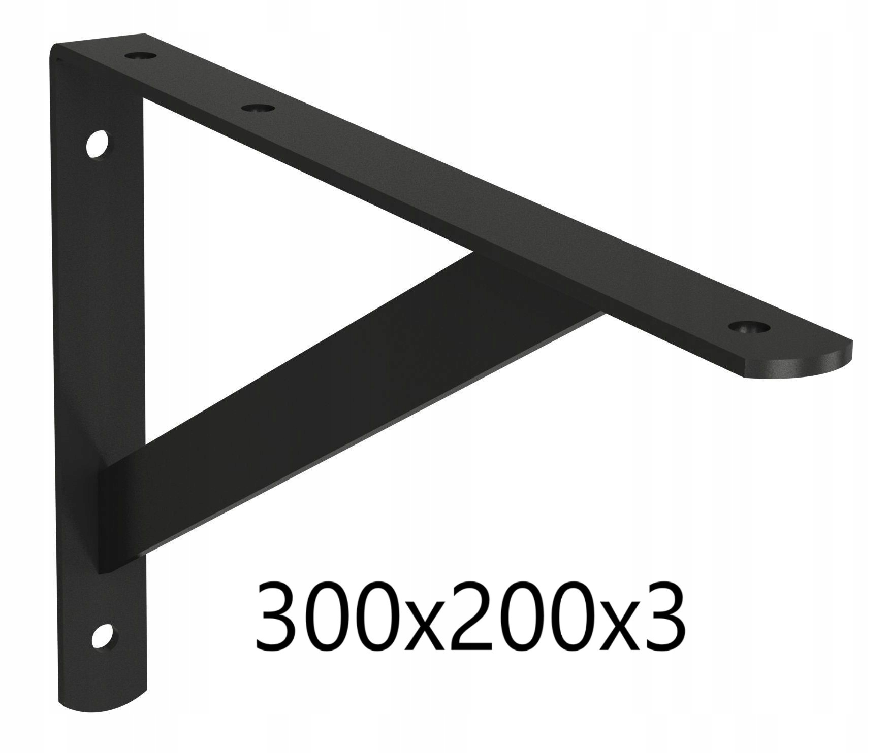

Wspornik Podpórka Półki Blat Parapet 300x200x3mm