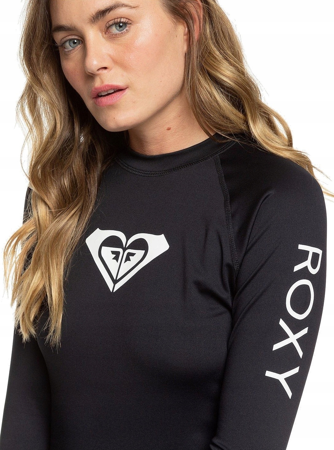 Koszulka pływacka Roxy Whole Hearted LS czarny S C7